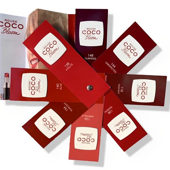 CHANEL Makeup Chanel Coco Bloom Lipstick Sample 8 Colours Poshmark